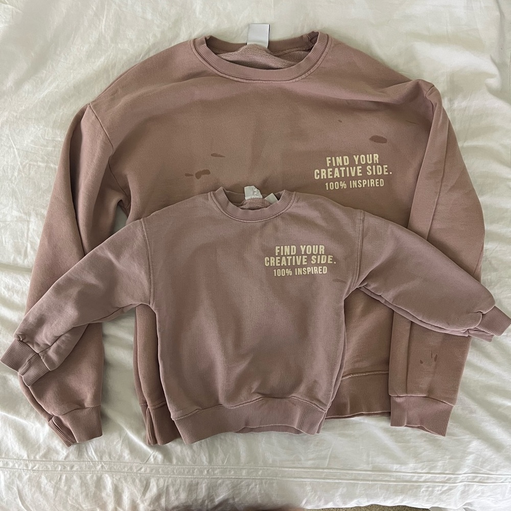 Zara Matching sweatshirt